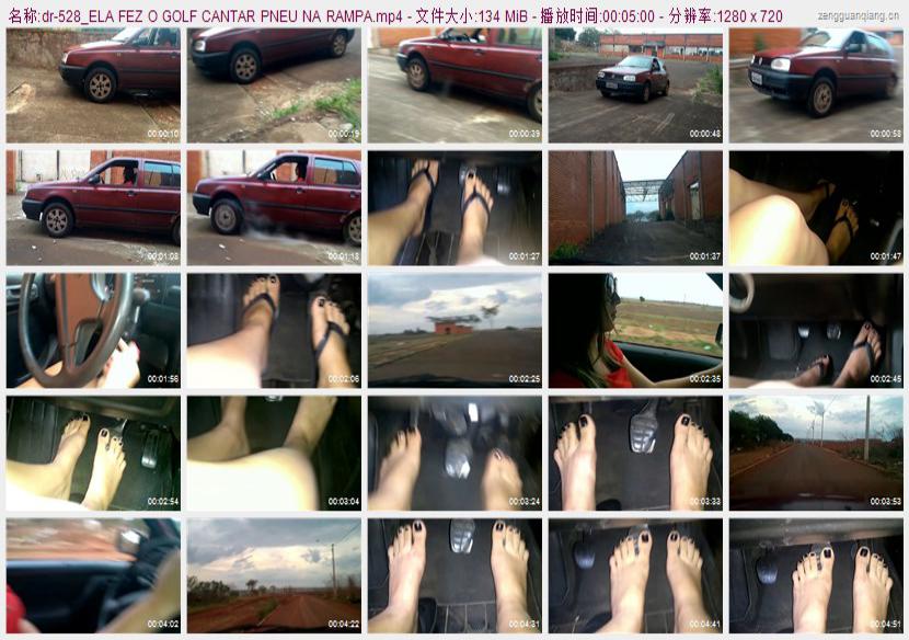 dr-528_ELA FEZ O GOLF CANTAR PNEU NA RAMPA